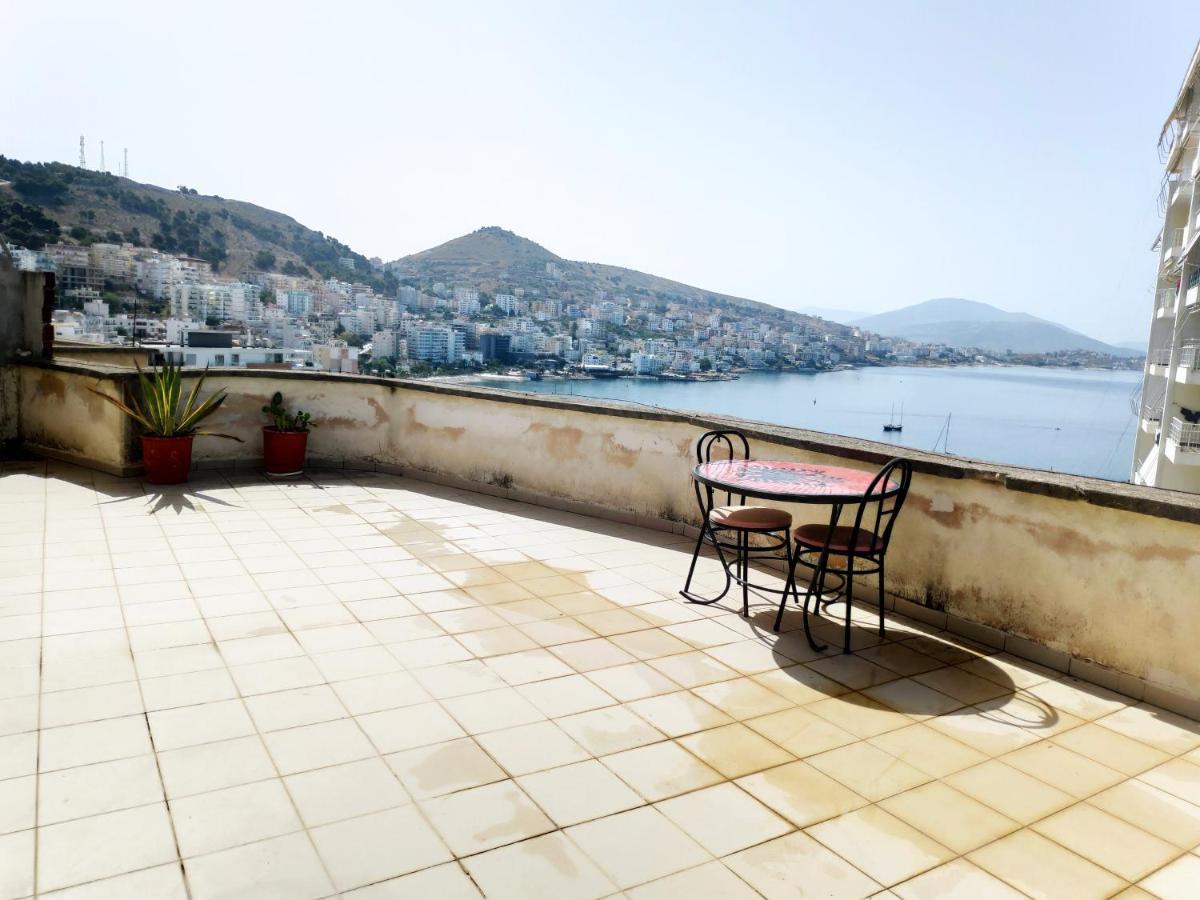 Private Studio Sea View 2 Minutes Away From Beach Sarandë 외부 사진
